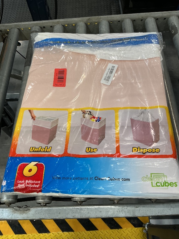 Photo 1 of Clean Cubes 13 Gallon Pop-Up Trash Cans, 6-Pack