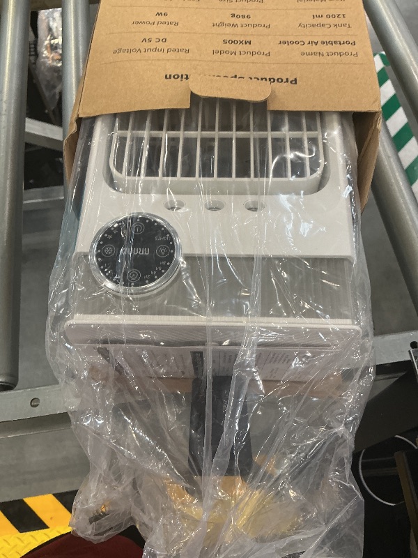 Photo 1 of Portable Air Conditioners, Mini Portable AC Unit for Bedroom, 1200ML Small Cooling Fan with Remote, 3 Mist, 3 Speed, 8 Light, 2-8H Timer Personal Cooler Fans for Office Camping Car Desk(White)