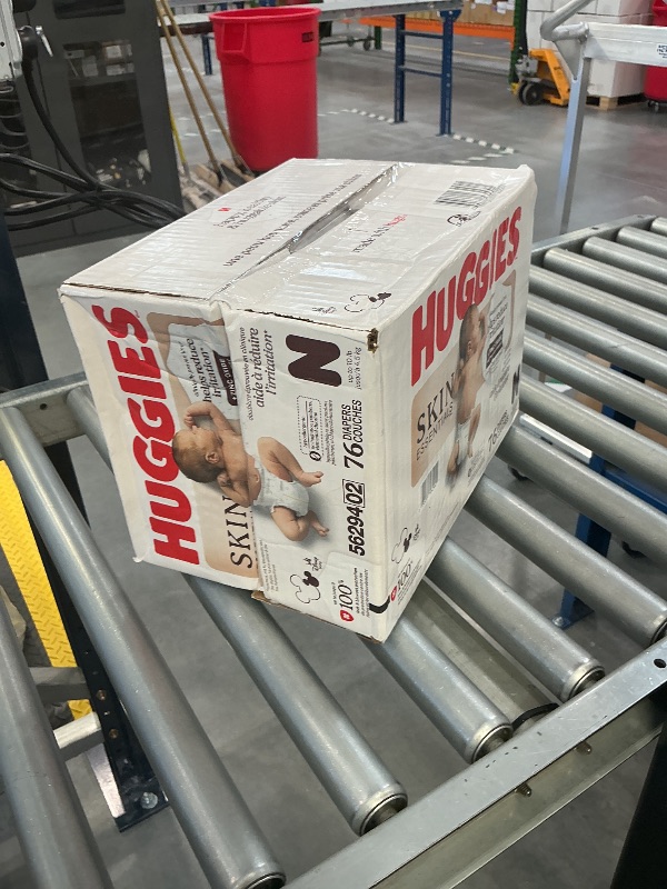 Photo 1 of Huggies Skin Essentials Newborn Diapers, 76 Count