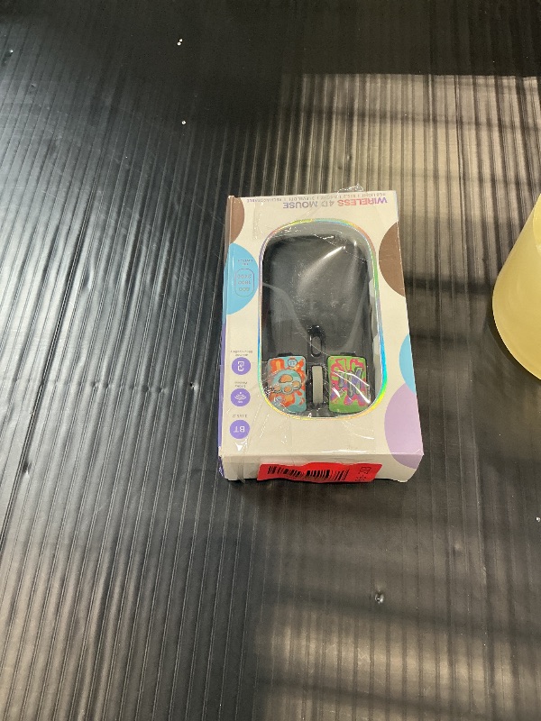Photo 1 of Jiieuilk Retro Wireless Mouse - Black