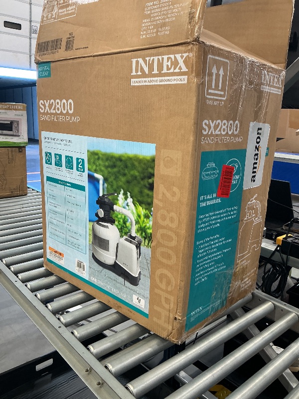 Photo 1 of INTEX Krystal Clear Sand Filter Pump, 2,800 GPH