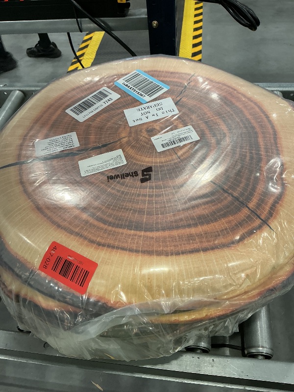 Photo 1 of Shellwei 24 Pcs Tree Stump Carpet Circle Seats 18 Inch Classroom Rug, Stump