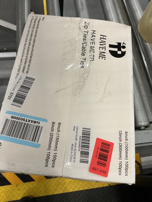 Photo 1 of HAVE ME TD Cable Zip Ties, 400 Pack Black, Assorted 4-12 Inch