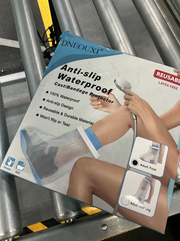Photo 1 of DNEOUXI Waterproof Foot Cast Cover for Shower
