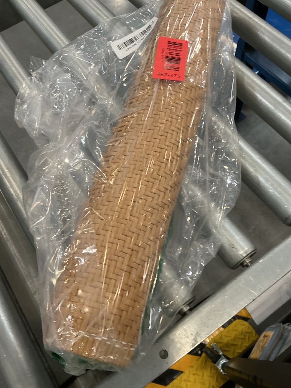 Photo 1 of Grassen Plastic Rattan Cane Webbing, 16" x 40", Coffee