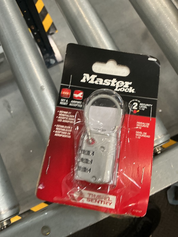 Photo 1 of Master Lock TSA Approved Combination Luggage Lock Assorted Color 4688EC