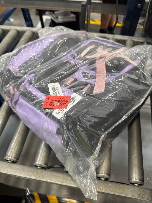 Photo 1 of Aomutrsn Girls Backpack Set - 5 Pc Purple Black