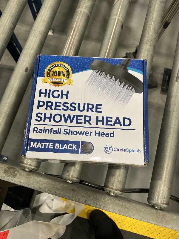 Photo 1 of CircleSplash Shower Head - 2.5 GPM High Pressure - Matte Black