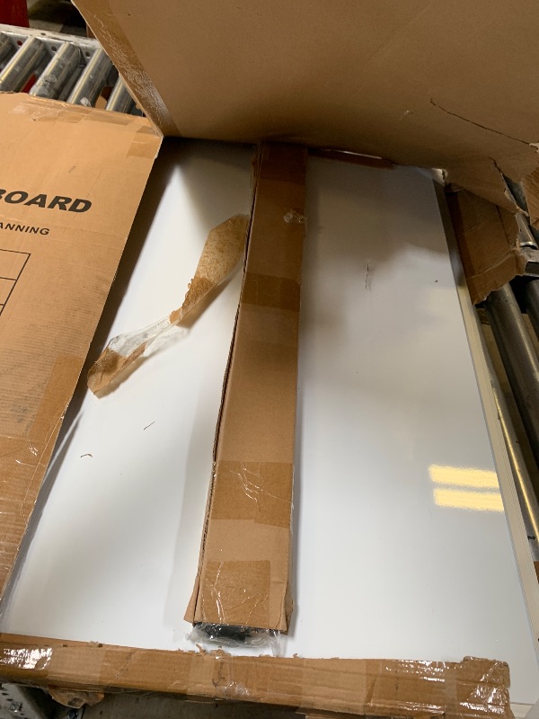 View 3 of VIZ-PRO Rolling Whiteboard, 72" x 40" Mobile White Board with Stand