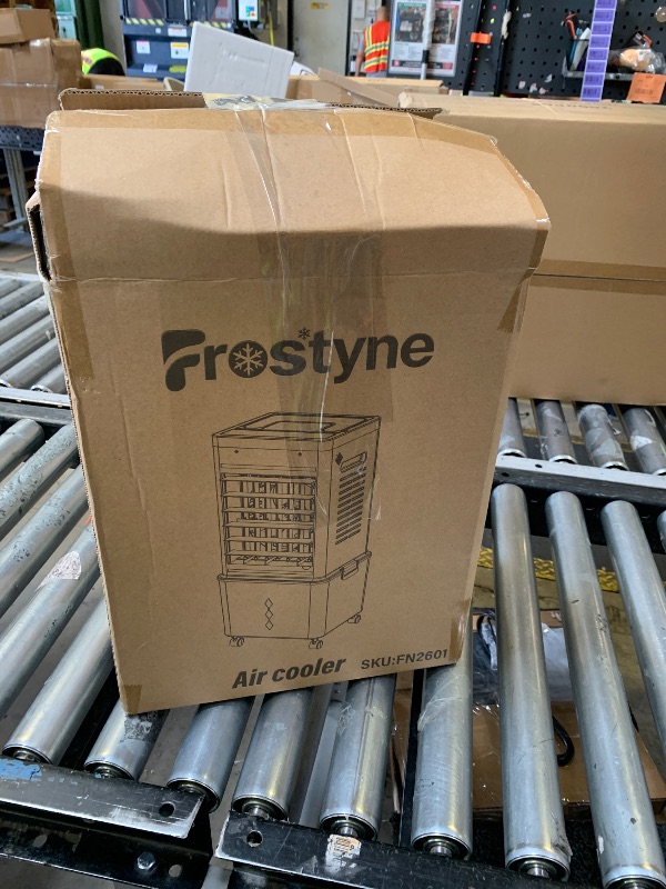 Photo 1 of Frostyne Portable Air Cooler w/ Humidifier - 3Gal, 10 Ice Packs, 6 Speeds