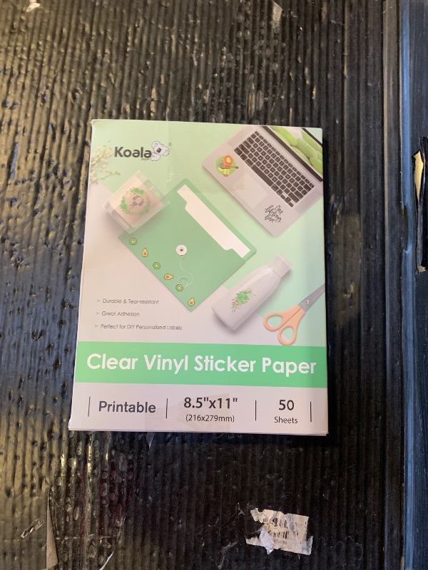 Photo 1 of Koala Clear Sticker Paper for Inkjet Printers
