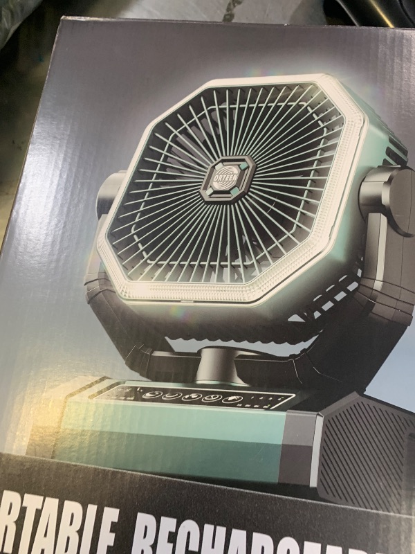 Photo 1 of Orteen 9-Inch Portable Rechargeable Fan