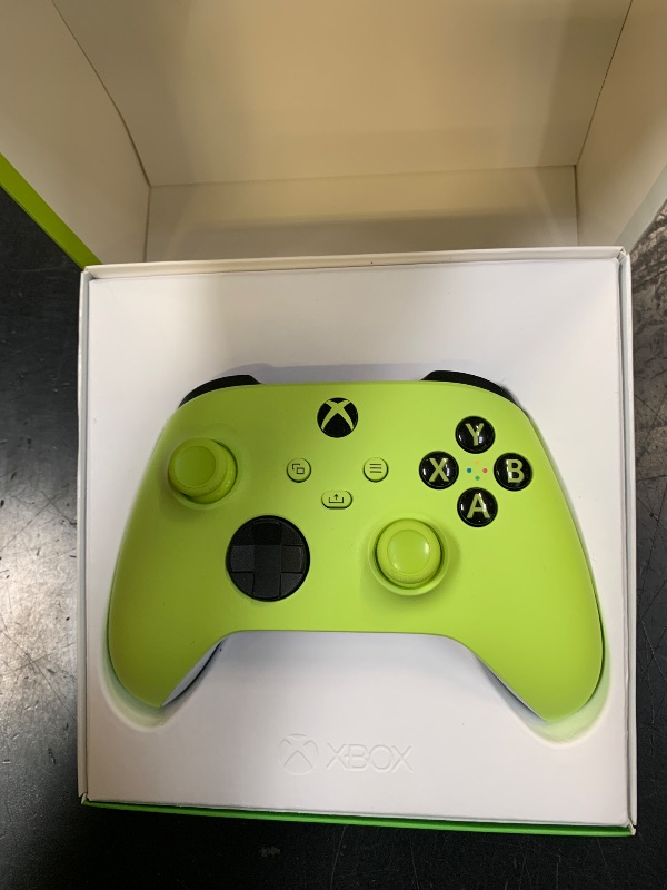 Photo 1 of Xbox Wireless Gaming Controller | Electric Volt | Consoles, PCs, TVs, mobile, and more | Textured Grip | Wireless, Bluetooth, USB-C Connectivity