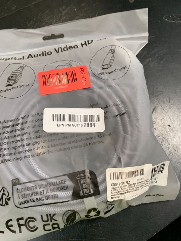 Photo 1 of looyotul 50ft 4K HDMI 2.0 Cable