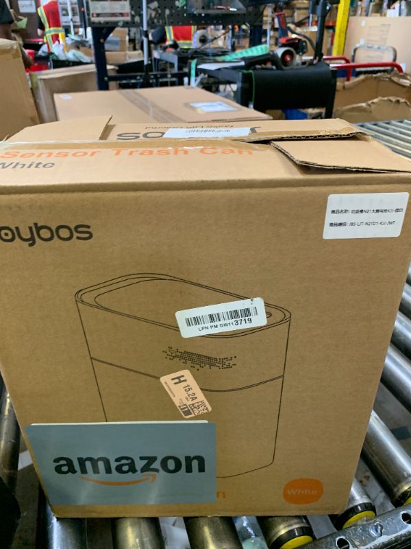 Photo 1 of JUDRDO 3.5 Gal Slim Touchless Trash Can
