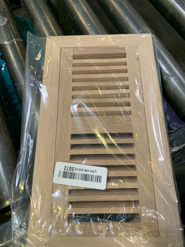 Photo 1 of SANYCASA Oak Floor Register 4x10 Inch Duct Holes