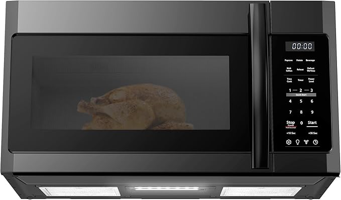 Photo 1 of BLACK+DECKER Over the Range Microwave Oven, 1.7 Cu.Ft, 1000W,