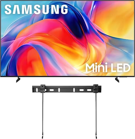 Photo 1 of Samsung 55-Inch Class M70 Series Mini LED 4K, Smart TV 2026 Model Samsung Vision AI Companion, Mini LED Processor 4K, Pure Spectrum Color, Bluetooth, Motion Xcelerator DLG 120Hz + Wall Mount(Renewed)

