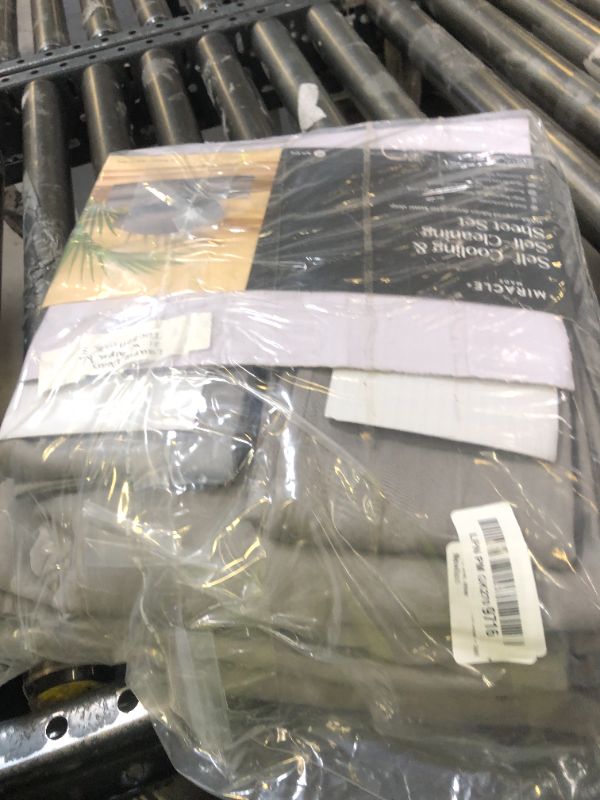 Photo 1 of Miracle Made Extra Luxe Split King Sheet Set - Stone