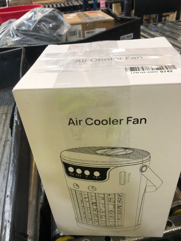 Photo 1 of Ylkf Portable Air Cooler, 1200ML Water Tank, Mini Desk Fan