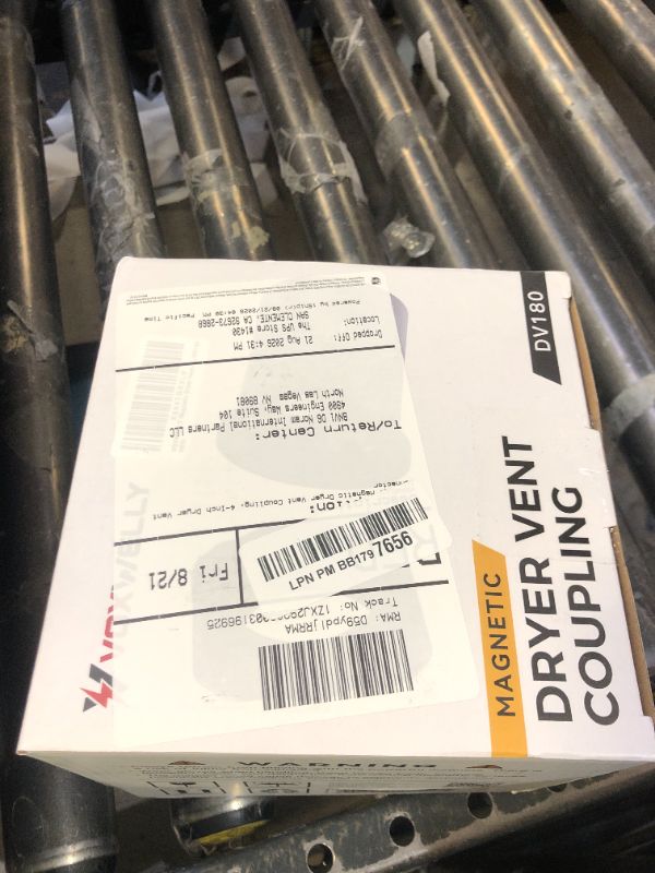 Photo 1 of VOXWELLY Magnetic Dryer Vent Coupling, 4-Inch Dryer Vent Connector