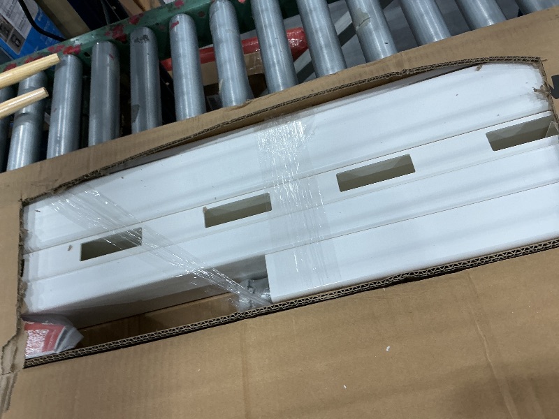 View 3 of WamBam Newport Picket Fence, White Vinyl DIY No Dig Kit