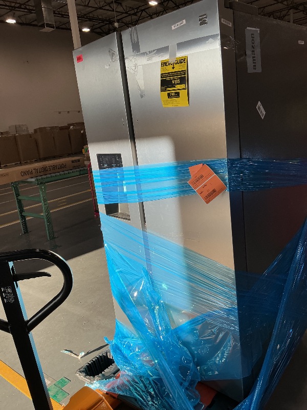 Photo 1 of MISSING HANDLES ------------------------Kenmore 29 cu. ft. 36" Wide Side-by-Side Refrigerator - FPR Stainless Steel