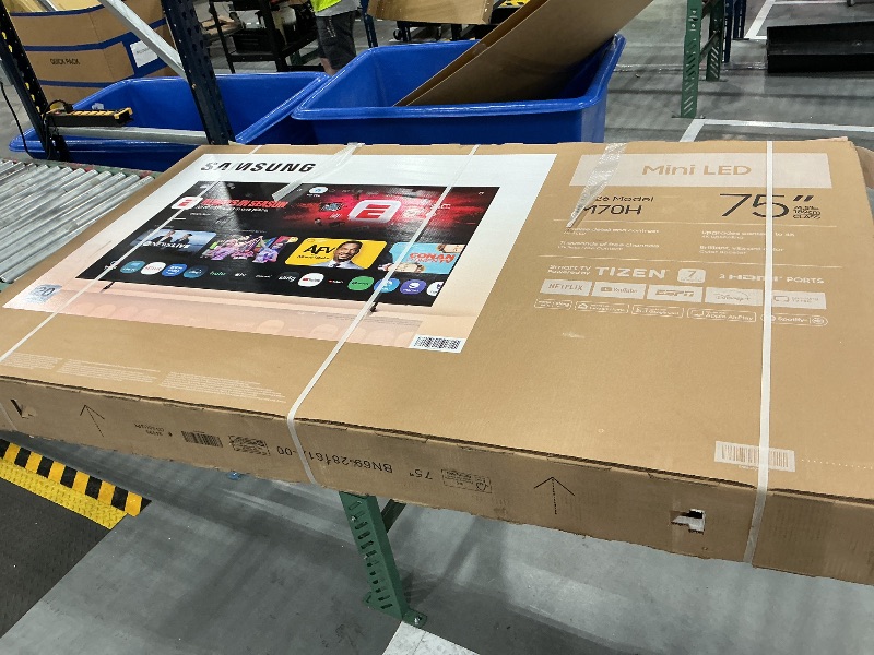 View 3 of Samsung 75-Inch Class M70H Series, Mini LED, 4K, Smart TV, 2026 Model