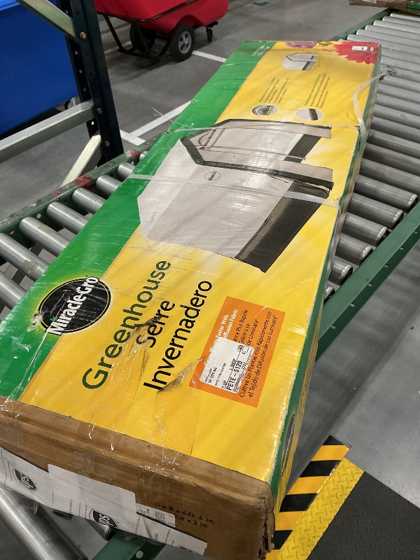 View 2 of Miracle-Gro Walk-in All-Season Greenhouse, Chalk, 6 x 8 x 6 ft