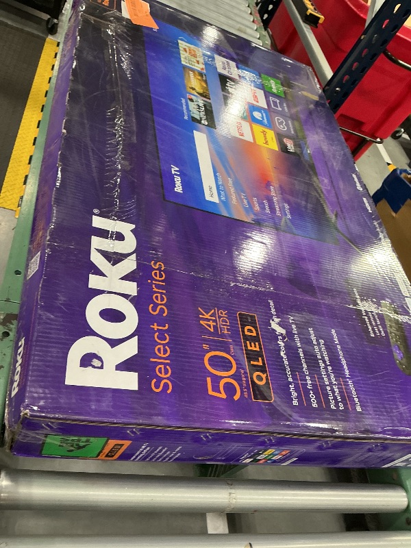 View 3 of Roku 50" QLED 4K Smart TV