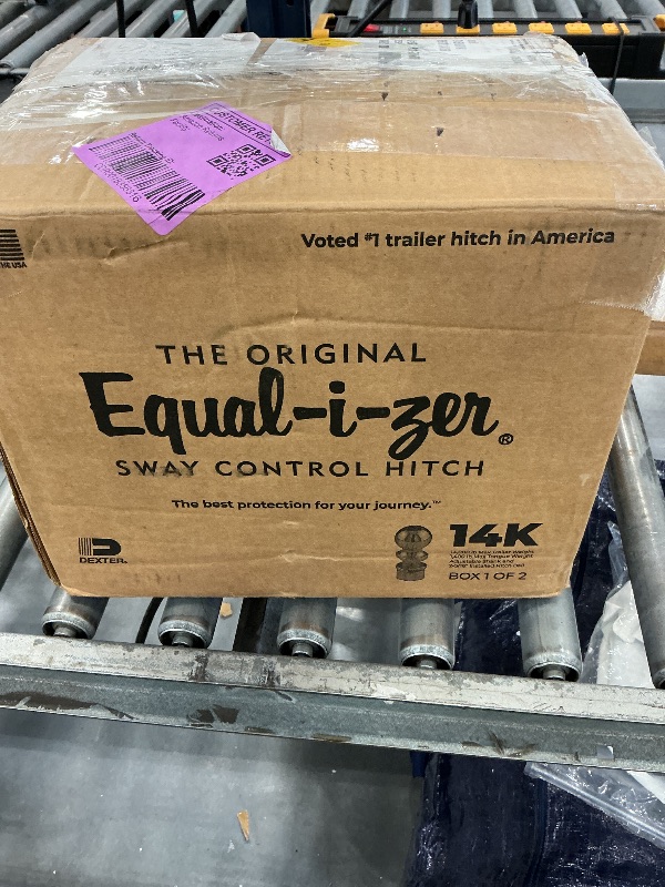 Photo 1 of Equal-i-zer 4-point Sway Control Hitch, 90-00-1400, 14,000 Lbs Trailer Weight Rating, 1,400 Lbs Tongue Weight Rating, Weight Distribution Kit Includes Standard Hitch Shank, Ball NOT Included