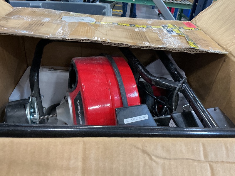 Photo 1 of VEVOR Drain Cleaner Machine 50 FT x 3/8 Inch Sewer Snake Auger