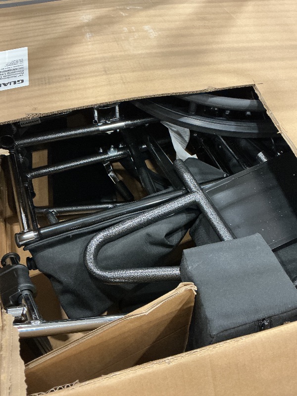 Photo 1 of Medline Reclining Wheelchair, 16" Seat, Elevating Leg Rests