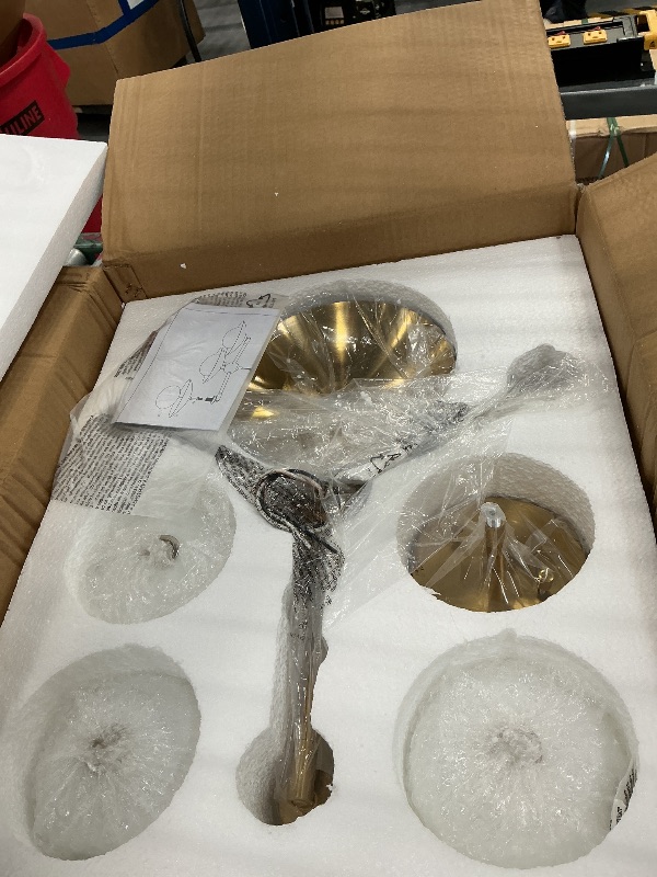 Photo 1 of Zicbol 3-Light Flying Saucer Ceiling Light