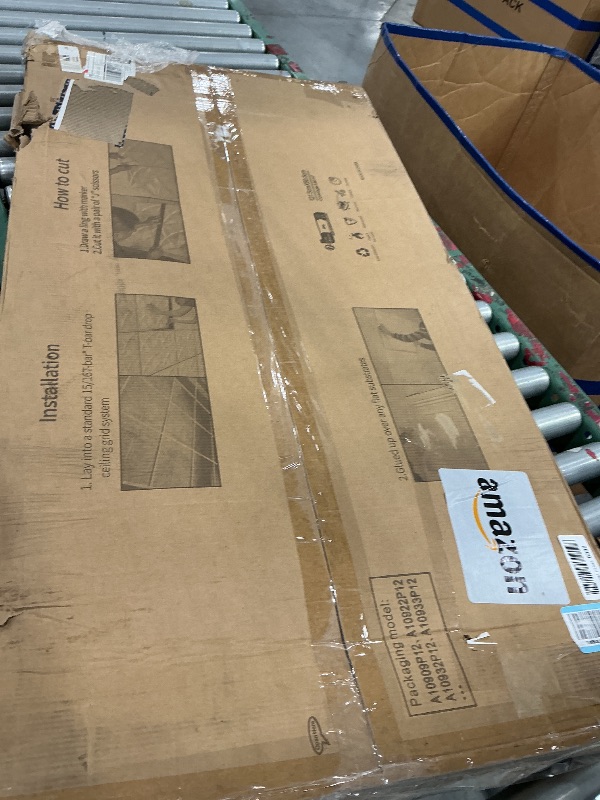 Photo 1 of Art3d PVC Ceiling Tiles White 2 x 4 ft 12-Pack