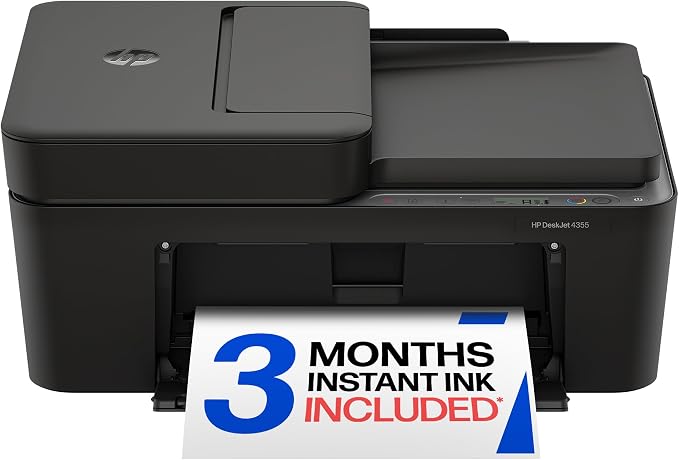 Photo 1 of HP DeskJet 4355 Color Inkjet Printer | Wireless | All-in-One