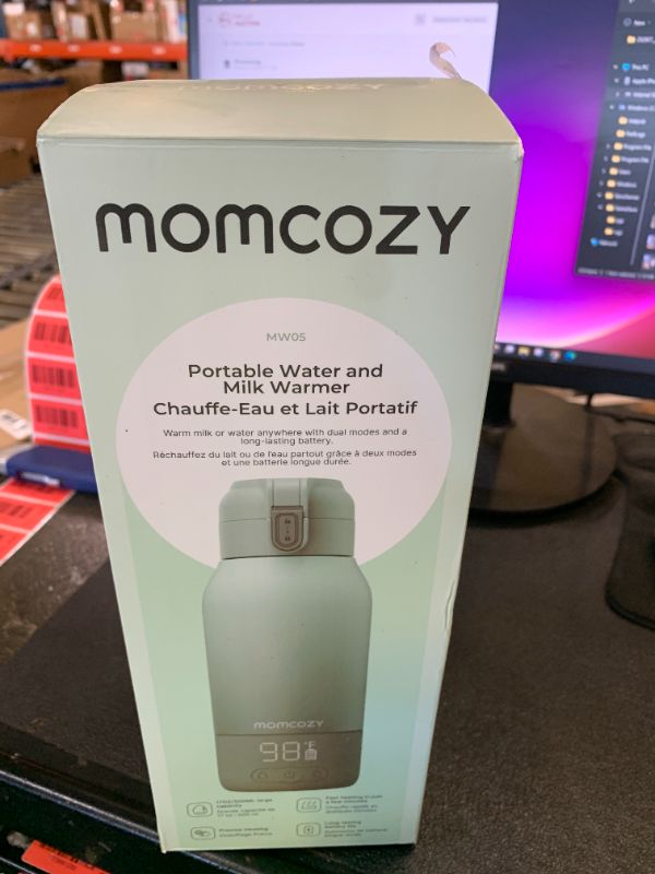 View 2 of Momcozy Portable Bottle Warmer - Gradual Change of Green