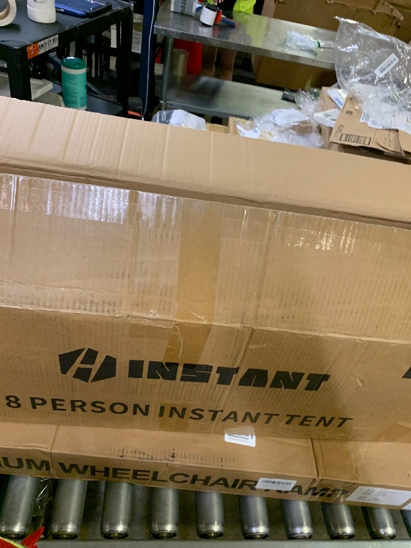 Photo 1 of HINSTANT 8 Person Instant Tent, Black, 13'x9'