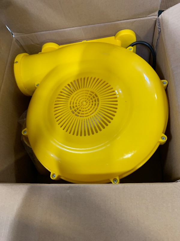 Photo 1 of WELLFUNTIME 650W Yellow Air Blower for Inflatables
