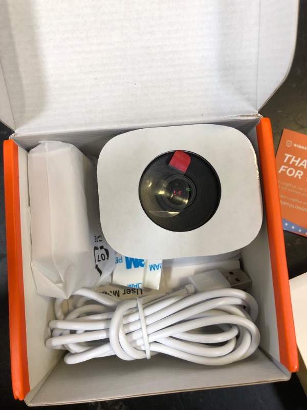 Photo 1 of LongPlus 5MP Window Camera with Night Vision, 2.4G & 5G WiFi, 24/7 Recording, AI Person & Motion Detection Siren, Two-Way Audio, 60S Easy & Quick Install