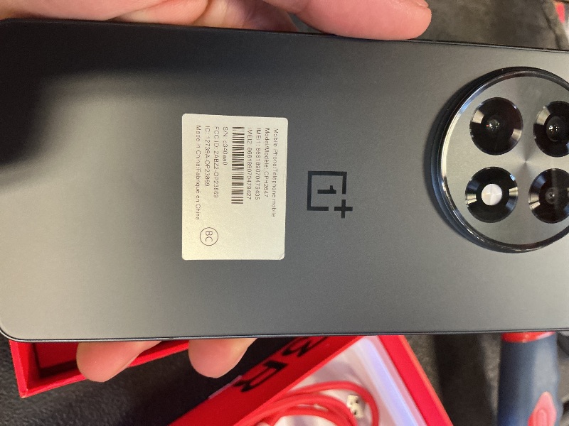 Photo 1 of OnePlus 13R Smartphone, 256GB, Nebula Noir