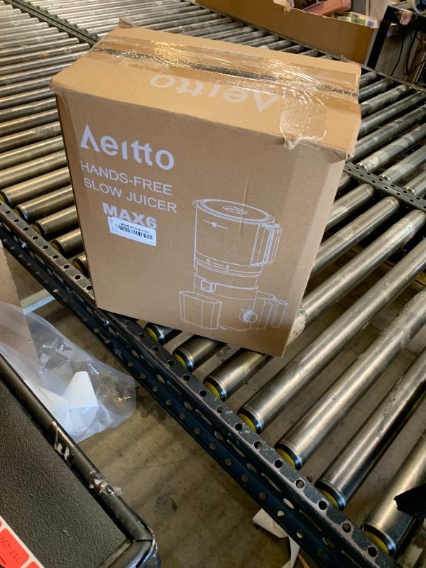 Photo 1 of Aeitto Cold Press Juicer for Whole Fruits - Black