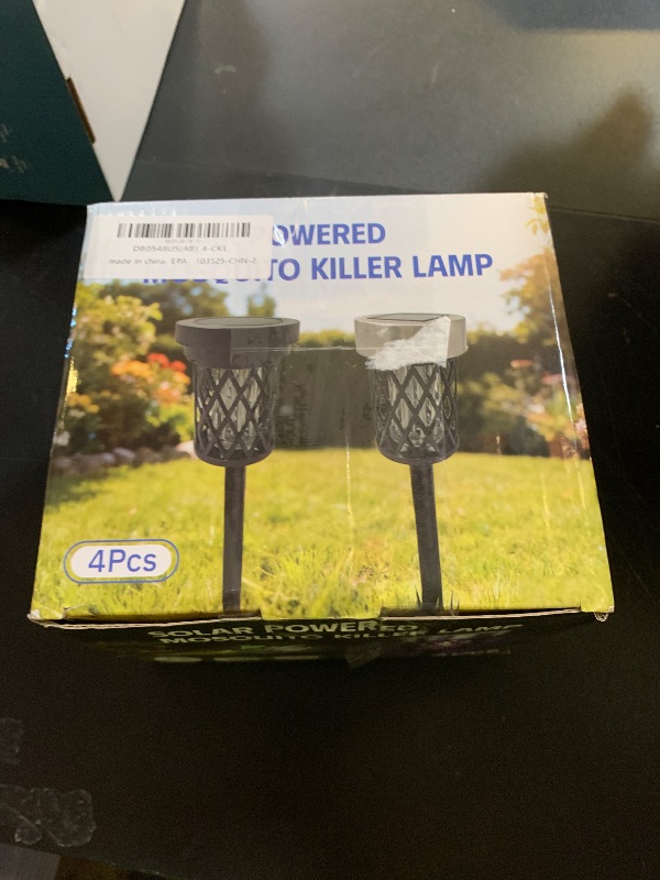 Photo 1 of LNYUHAD Solar Bug Zapper Outdoor 4 Pack