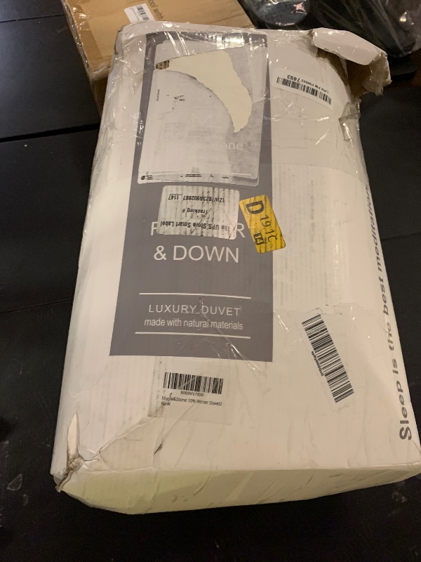 Photo 1 of Maple&Stone Feather Down Comforter King, Heavyweight Duvet Insert