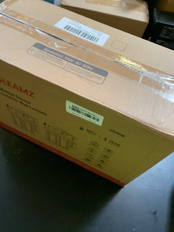 Photo 1 of Gleamz 2-Pack Outdoor Motion Sensor Wall Lights