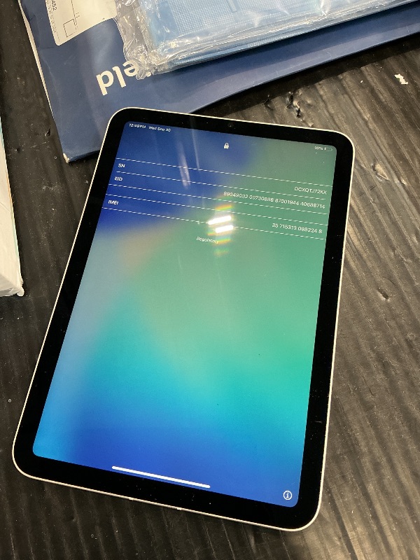 Photo 1 of Apple iPad mini A17 8.3-Inch 128GB Wi-Fi+Cellular Starlight (Renewed)
***PASSCODE LOCKED***