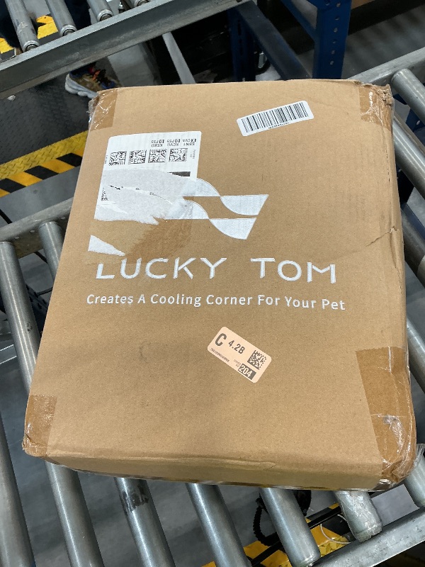 Photo 1 of Lucky Tom Pet Pad Cooling System for Summer, Consistent Cooling Water Mat for Dogs and Cats, No Refrigeration or Chemical Gel Needed, Machine Washable Bed, Ideal for Home and Crates (Light Gray, XL)