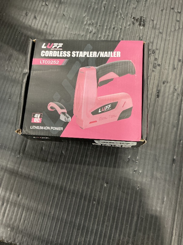 View 2 of LUFF 2-in-1 Cordless Staple Gun and Brad Nailer