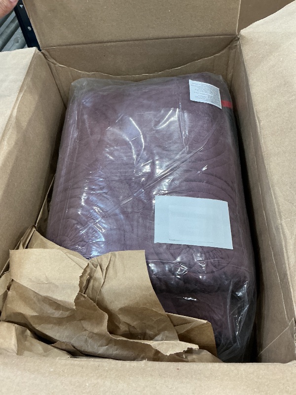 Photo 1 of Tribeca Living King Quilt Set - Plum