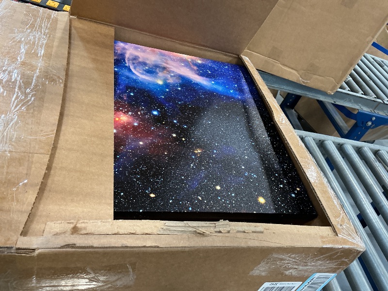 Photo 1 of arteWOODS Outer Space Canvas Wall Art, 20"x40"